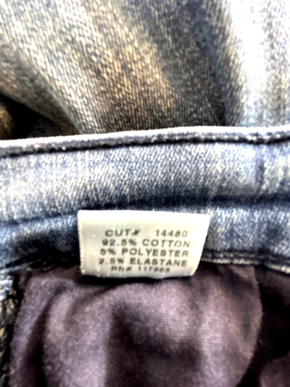 J Brand Liberty Womens Jeans Skinny Med Wash Blue Whiskering 5 Pocket Size 27 - Picture 7 of 8